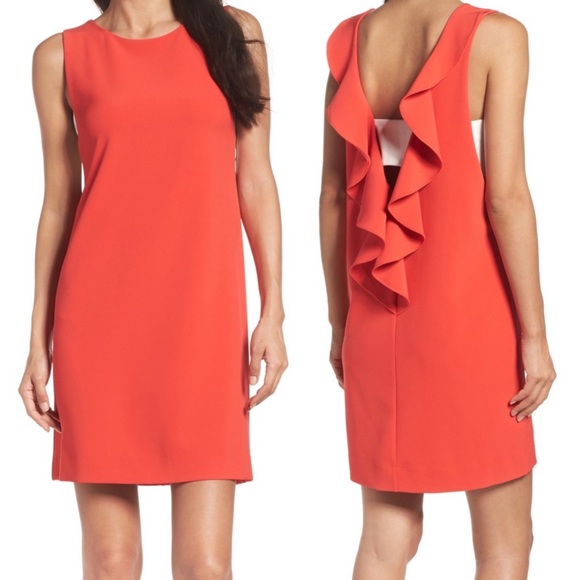 Coco & Felicity • Ruffle Back Shift Dress - Picture 1 of 7